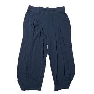 Lisa Bayne Artful Home M Black Pants Elastic Waist